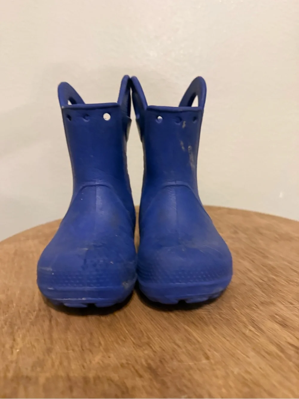 CROCS Kids Waterproof Navy Blue Rain Boot
